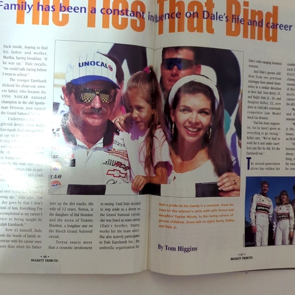 Beckett Tribute Magazine Issue 10 Dale Earnhardt NASCAR Chevrolet Racing 1995 - Picture 10 of 12